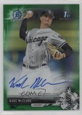 2017 Bowman Draft Chrome Pick Green Refractor 76/99 Kade McClure Auto 10k8
