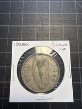 Ireland Silver Half 1/2 Crown 1940