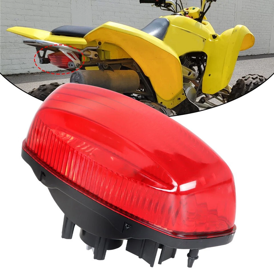 Suzuki Vinson 500 Rear Brake Tail Light Red Lens 2002-2007 LTA500 35710-03G20 Foto 4 de 4