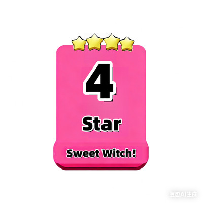 Sweet Witch! -4   ,4stars,Monopoly_go Monopoly sticker,Set:20-5