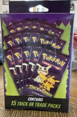 Pokemon Trick or Trade Booster Pack box 15 Packs 2025 Sealed Walgreens Exclusive