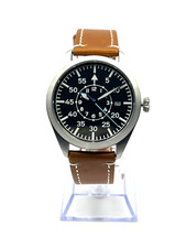 PROMO SALDI Orologio Automatico uomo Flieger Miyota 8215 Vetro Zaffiro nocciola
