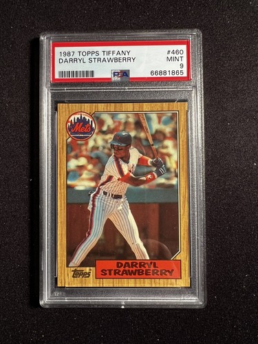 1987 Topps Tiffany Darryl Strawberry #460 New York Mets PSA 9 Mint