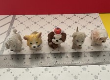Vintage Puppy In My Pocket Flocked Toy Bundle