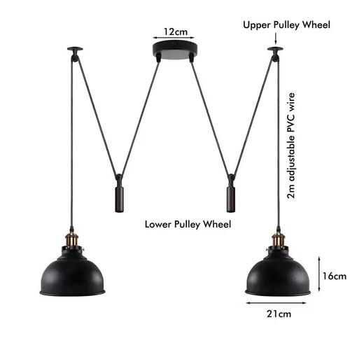 LOFT METAL CEILING LAMP PENDANT SHADE LIGHT NEW MODERN VINTAGE INDUSTRIAL RETRO - Picture 37 of 54