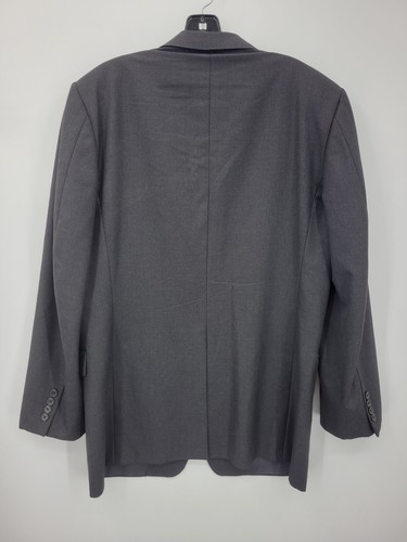 Hickey Freeman 42L Sport Coat Loro Piana Tasmanian 130s Wool Gray Blazer Jacket - Picture 2 of 10