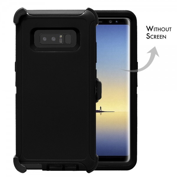 For Samsung Galaxy Note Rugged Dual Layers Case Cover with Belt