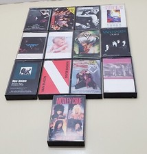 Vintage Rock And Roll Cassette Lot Of 13 - Scorpions, Van Halen, Motley Crue
