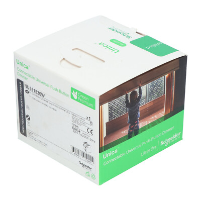 Schneider Electric NU351530W Universal Push Button Dimmer New NFP Sealed