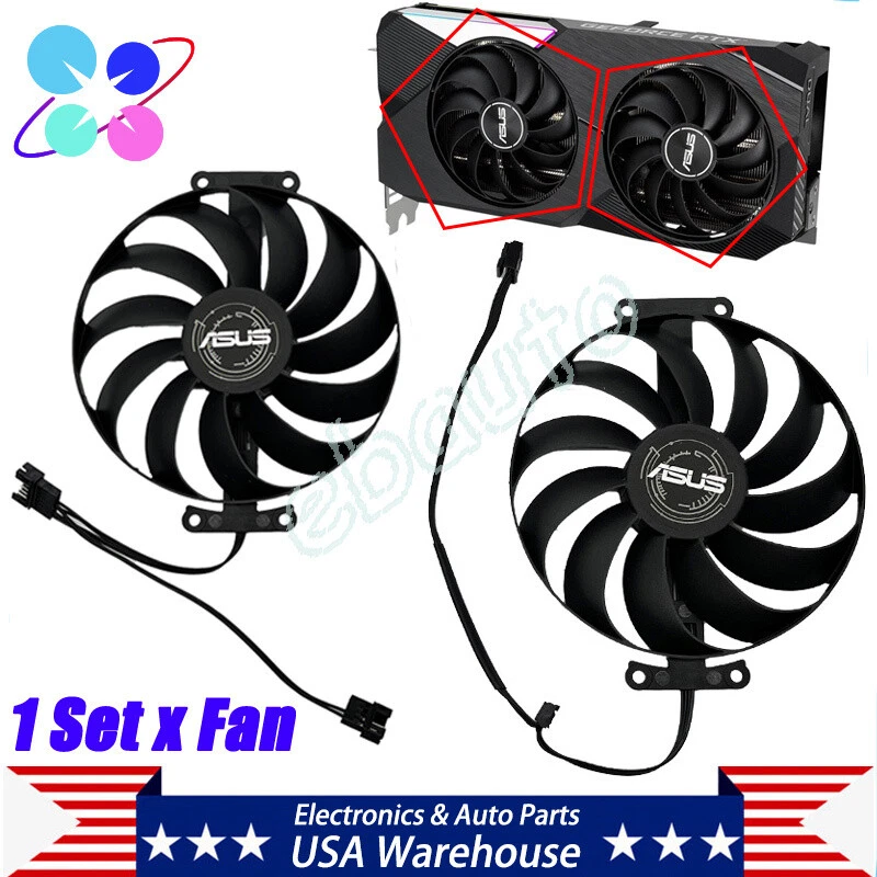 T129215SU Graphics Cooling Fan For Asus GeForce RTX 3060 3060ti