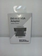 Best Buy essentials- DVI-A to VGA Adapter - Black Exclusive 