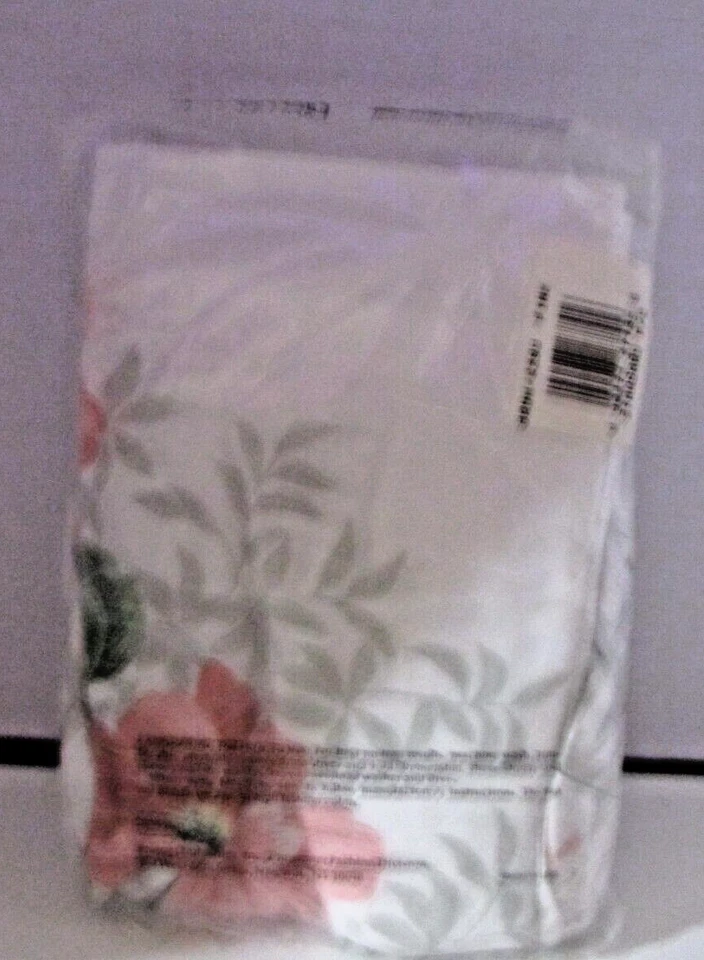 VINTAGE SPRINGMAID SPRING FLORAL Pink Green (3PC) TWIN SHEET SET - Image 3 of 4