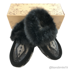 manitobah mukluks faux fur street moccasin