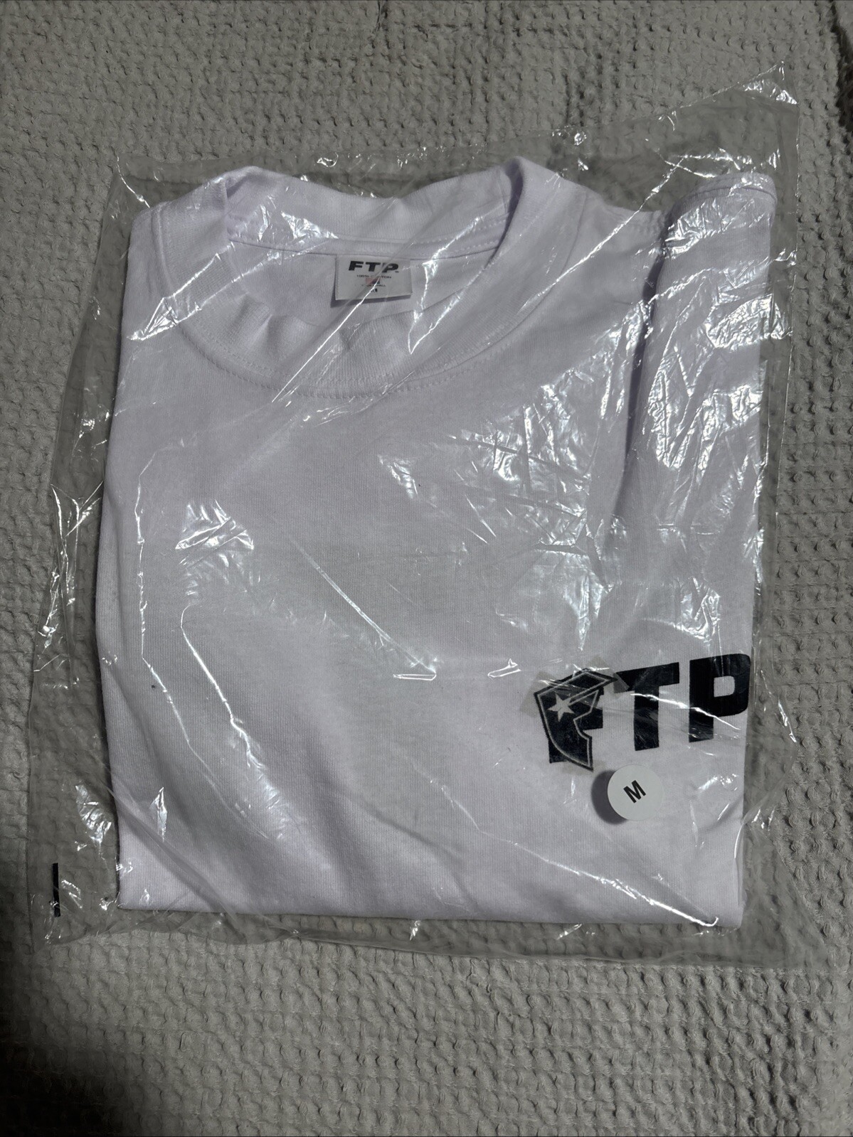 FTP x Famous Stars and Straps Logo Tee Shirt White medium