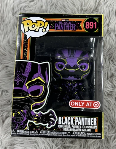 Funko Pop! Black Light Black Panther #891 Target Exclusive