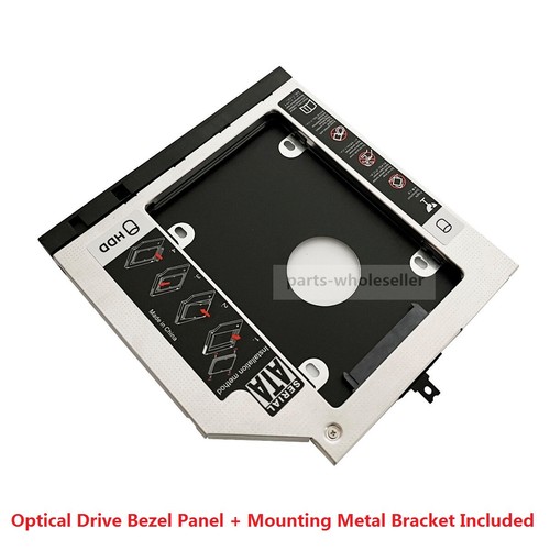 2nd HDD SSD Hard Drive Caddy for Lenovo Thinkpad L440 L540 with Bezel Faceplate - Picture 3 of 8