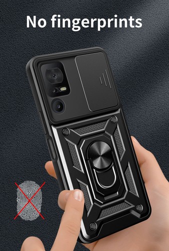 For Lively Jitterbug Smart4 Case Shockproof Ring KickStand Cover+Tempered Glass - Photo 8 sur 16