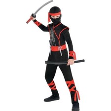 Shadow Ninja Costume Costume Halloween Kids size 8-10 