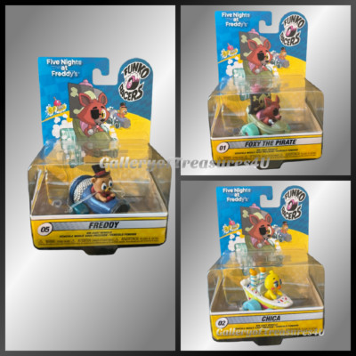 Funko Racers Five Nights At Freddy's Freddy Chica Foxy The Pirate Racer Car