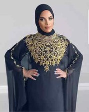 Ramzan Kaftan Moroccan Dress Dubai Abaya Eid SALE Hand Work Gown Long Farasha