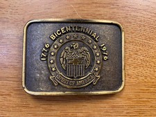 Chevy Spirit of America Bicentennial Belt Buckle