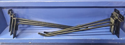 6 Slat Wall 10'' Board Hooks Sliding Hook Slot board  Slot Wall Retail 