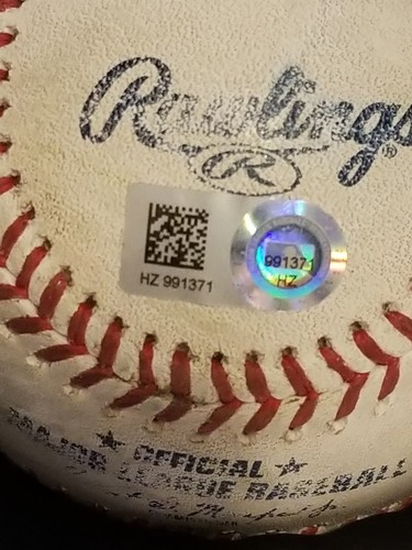 Andrew Benintendi Boston Red Sox Game Used Baseball 6/11/18 MLB Authenticated - Picture 9 of 10