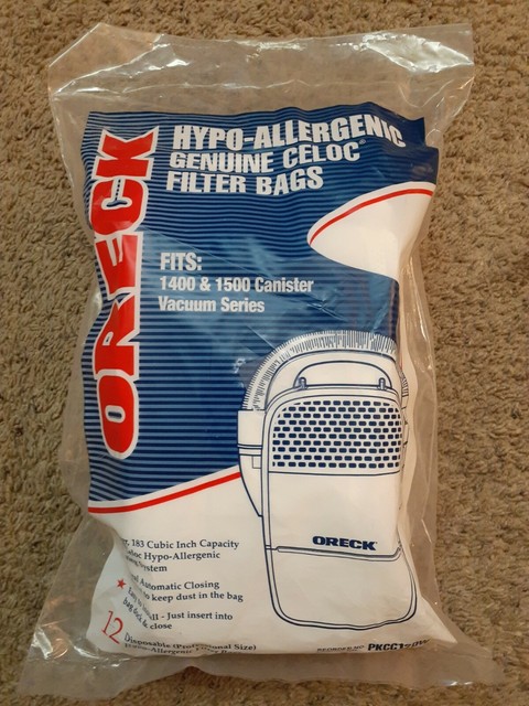 oreck car vacuum bags