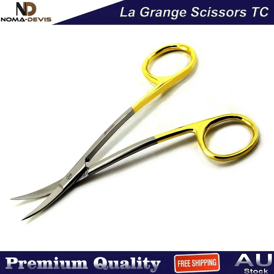 Dental TC La Grange Sutura Tijeras Afiladas Micro Tejido Quirúrgico Encías Instrumentos Foto 2 de 4