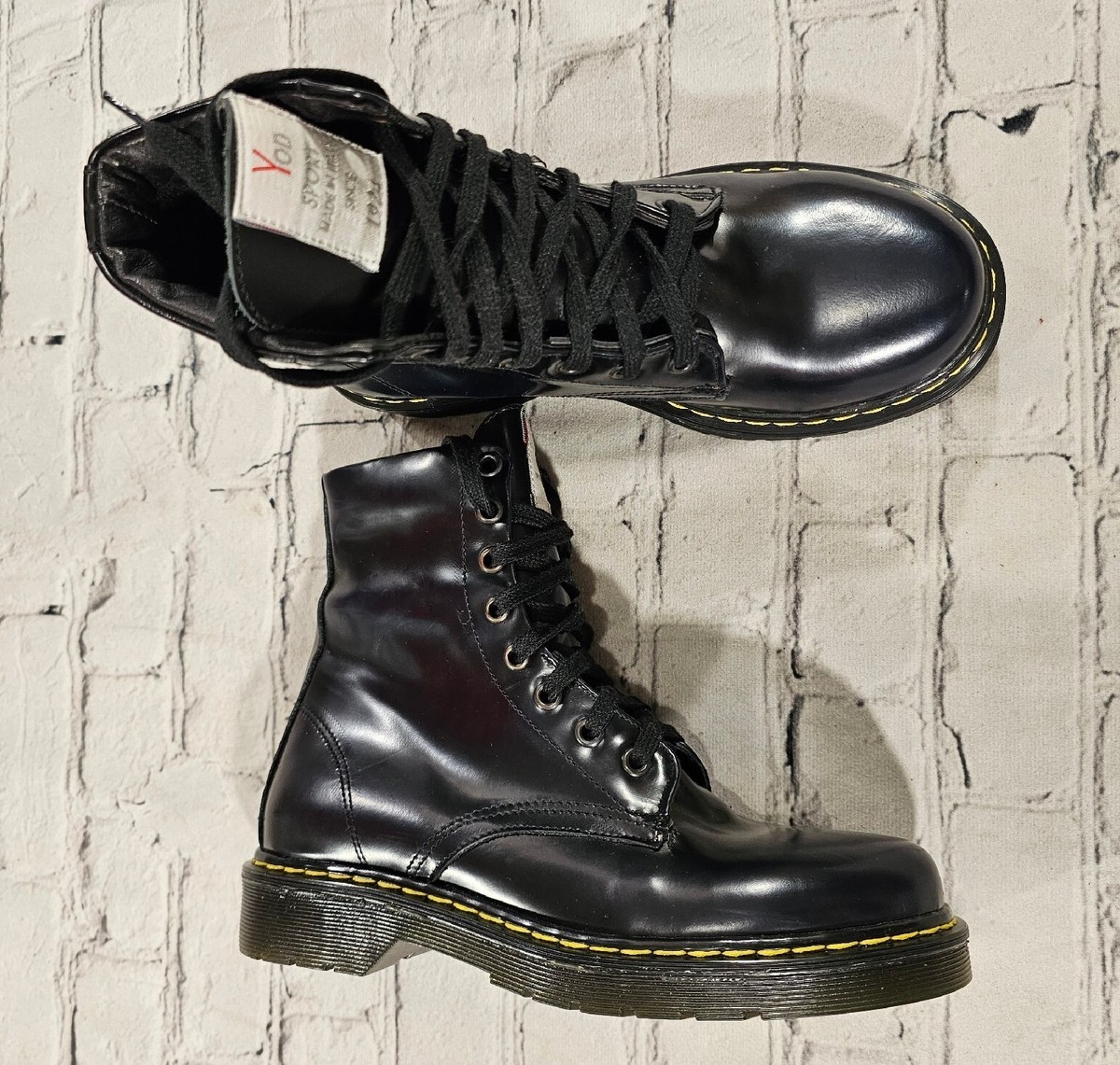 YOD Sport Black Leather Combat Boots MADE IN ITALY WOMENS YOD Sport Black Leather Combat Boots MADE IN ITALY WOMENS