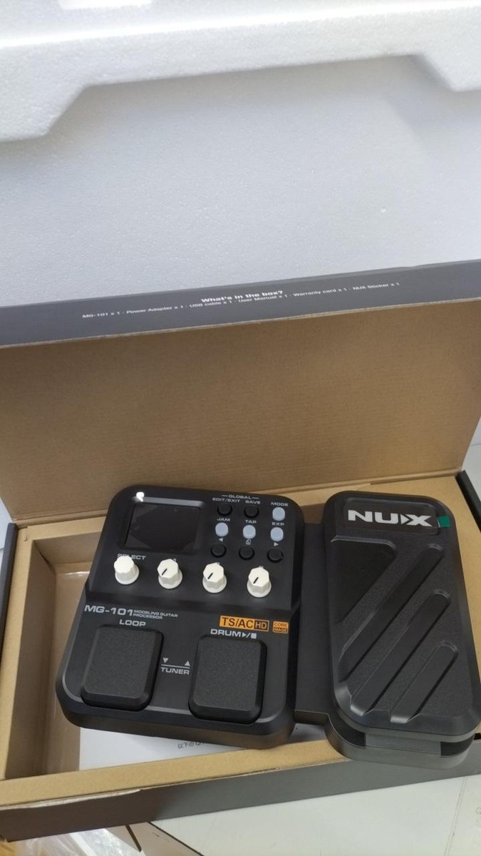 NUX MG-101 Modeling Guitar Processor Multi Effects Pedal | eBay