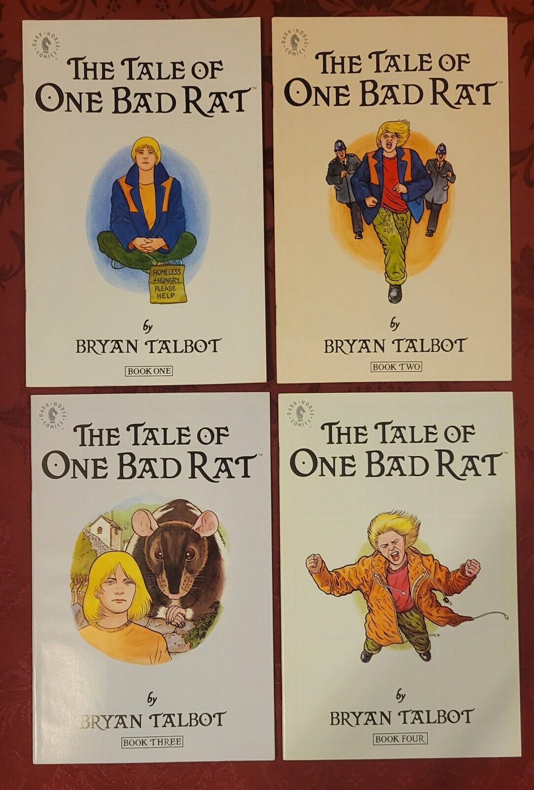 The Tale Of One Bad Rat 1-4 Complete Series Bryan Talbot Dark Horse Comics