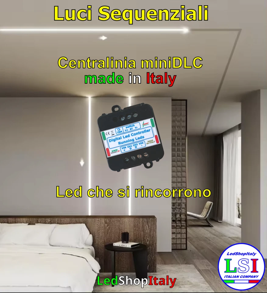 Strisce LED COB Sequenziali luci che camminano Running Led KIT completo (PROMO) - Immagine 4 di 4