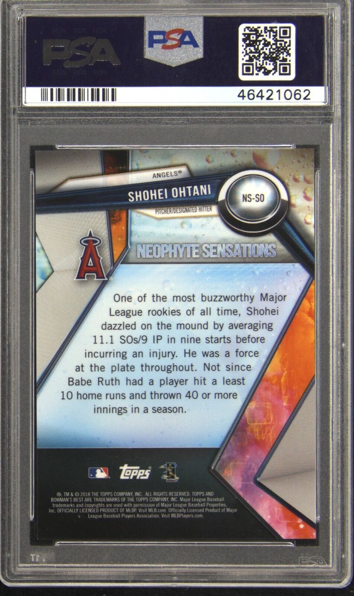 大谷翔平 2018 Bowman's Best Atomic Refractor Shohei Ohtani 2018 Bowman's Best #1 Atomic Refractor Price