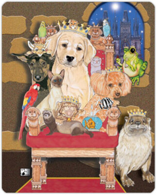 Dog, Cat with other Pets Small Cutting Board