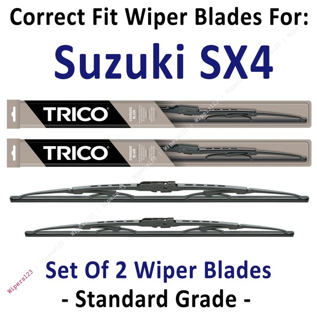 Wiper Blades 2Pack Standard Wipers fit 20072013 Suzuki SX4 30260/