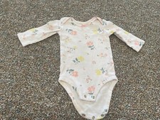 Carter's Girls Floral Long-Sleeved Bodysuit 6M