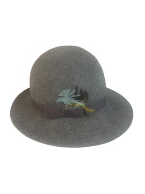 Vtg Peachloft 100% Wool Grey Women display picture 2