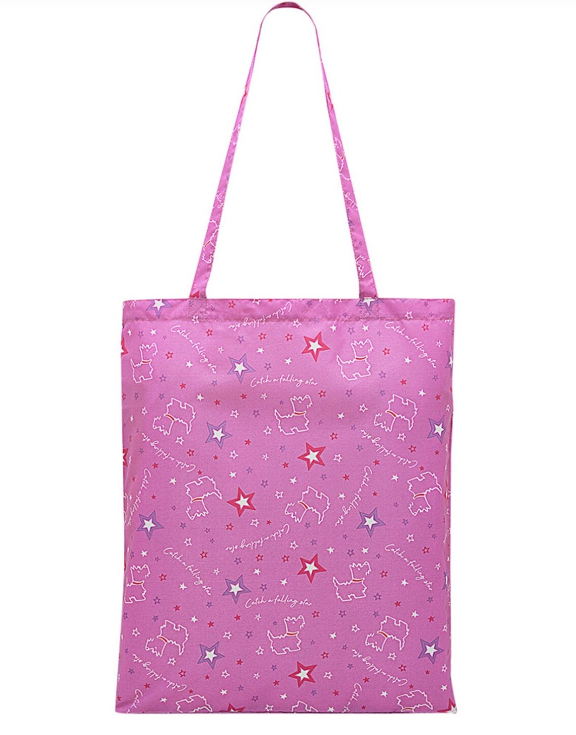Brand New Radley Foldaway Tote Bag - Catch A Falling Star In Rose Pink RRP £16.