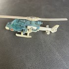 1985 Matchbox Helicopter Chopper Police Mission Blue and Tan — photo 3
