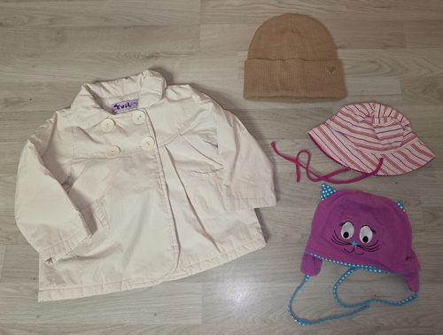 Mädchen Paket Gr. 86 / 92 cool 35 Teile Kleid Hose Body H&M Kanz Disney DKNY - Bild 4 von 16