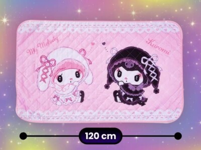 Sanrio My Melody x Kuromi Moonlit Night MeloKuro Decke EIKOH Original Japan
