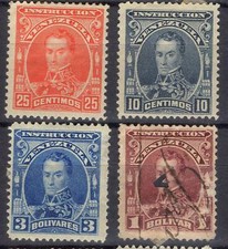 AMÉRIQUE LATINE !  Timbres Neufs et oblitérés de SERVICE du VENEZUELA de 1904 