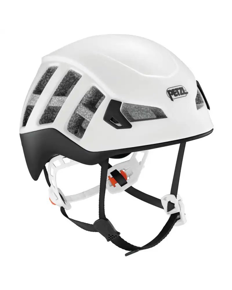 Petzl Meteor Casco Taglia M/L 53-61 cm, Bianco/Nero