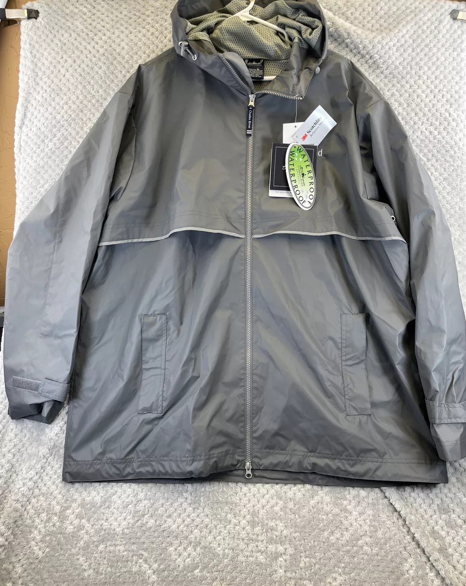 Charles river full zip shop rain jacket