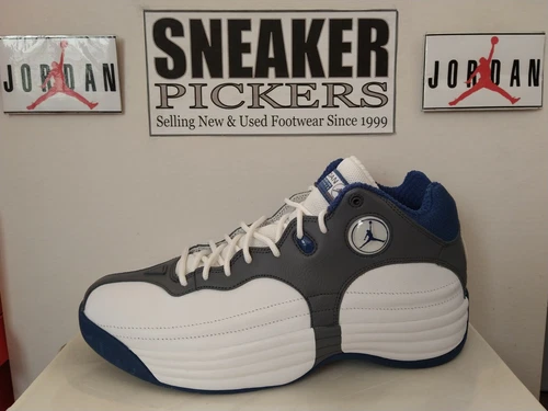 Jordan Men's Jumpman Team 1 - CZ9171 100 - White / French Blue - Grey - Size: 9