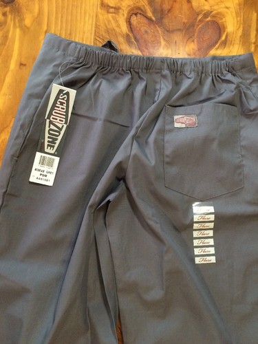 NWT New Gray Scrub Zone 83222 Women's Flare Leg Scrub Bottom Size Small Petite - Picture 6 of 9