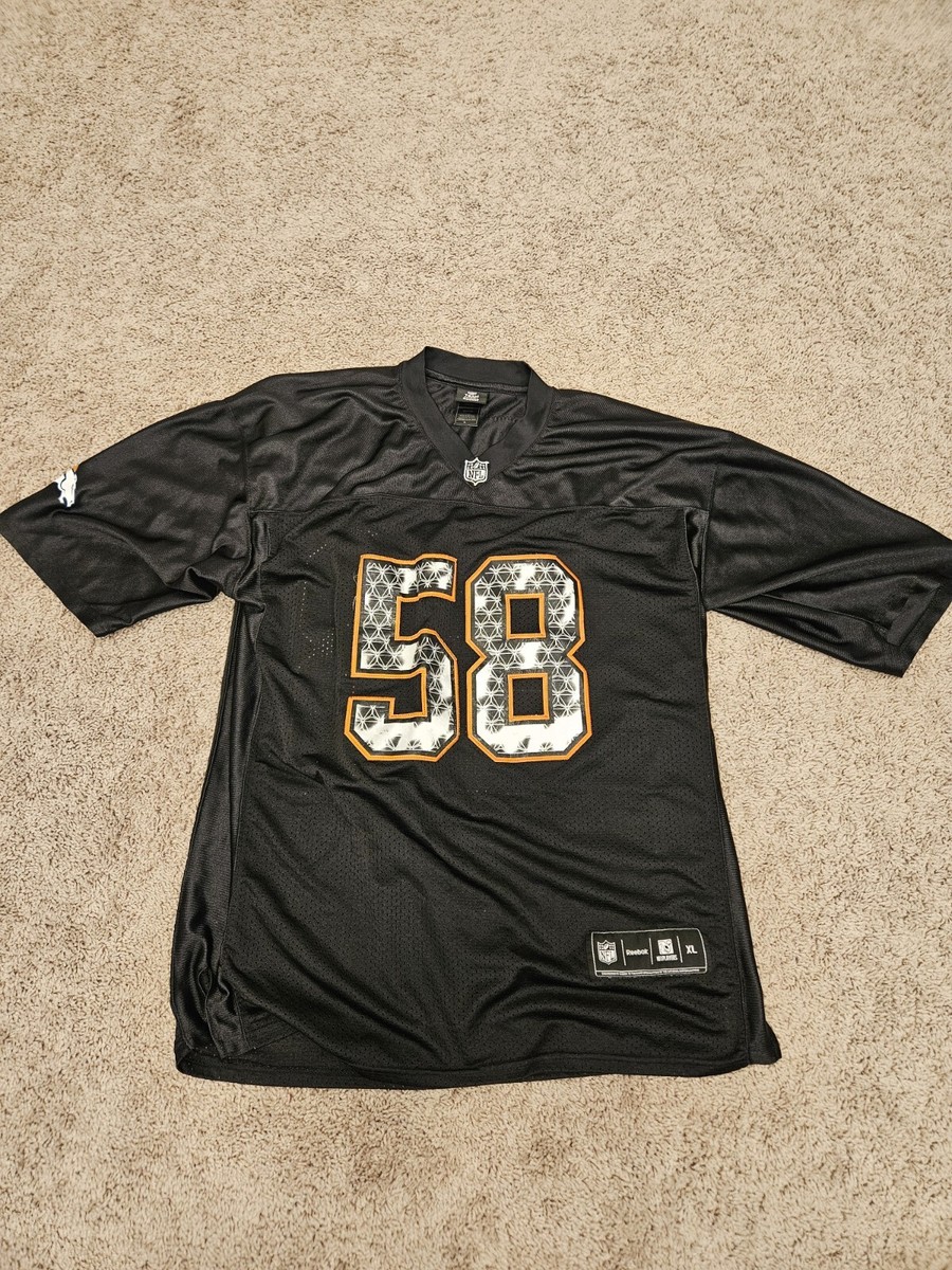 Denver Broncos Von Miller Jersey L Reebok Lights Out EXTREMELY RARE