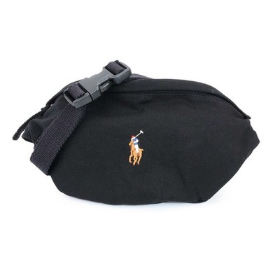 Polo Ralph Lauren Waist Bag Body Bag Cotton 405967605003 Unisex Black Japan New