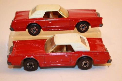 Two (2) Vintage 1979 Matchbox Lesney Superfast Lincoln Continental MK V Cars #28